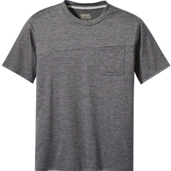 Outdoor Research Chain Reaction T-Shirt with Pocket Men's Size Small Gray - Picture 1 of 9